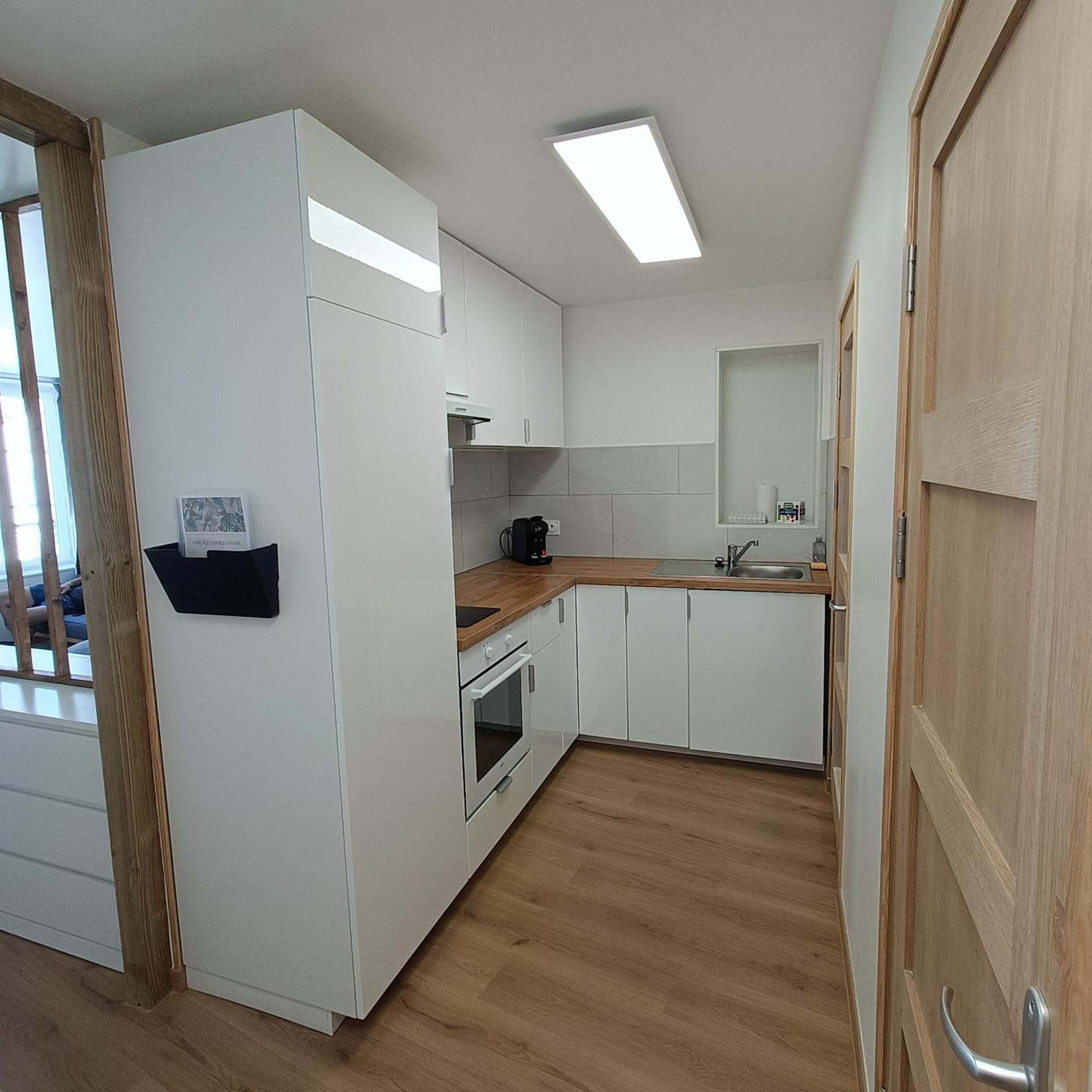 L'Escale Chatillonnaise - Le Campeur Apartment Luaran gambar